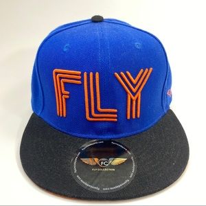 🧢 FLY COLLECTION BLUE AND ORANGE SNAPBACK 🧢